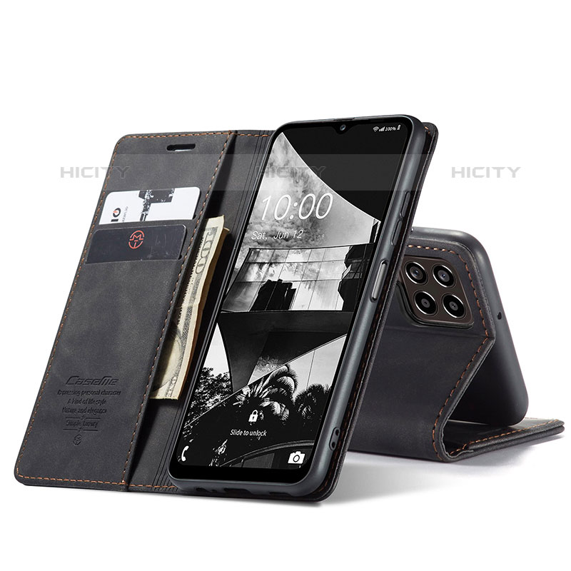 Custodia Portafoglio In Pelle Cover con Supporto C01S per Samsung Galaxy M33 5G