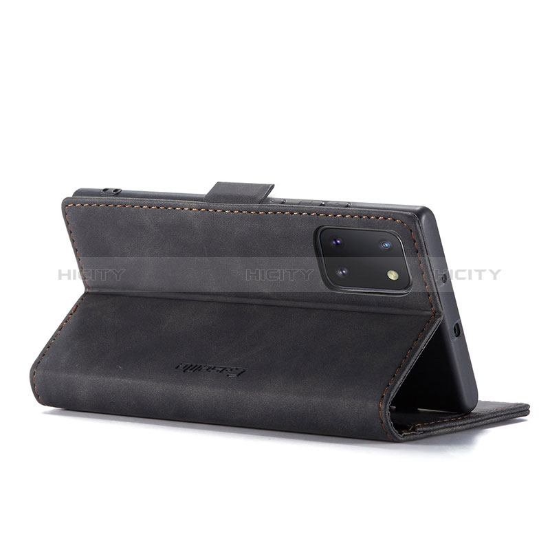 Custodia Portafoglio In Pelle Cover con Supporto C01S per Samsung Galaxy Note 10 Lite