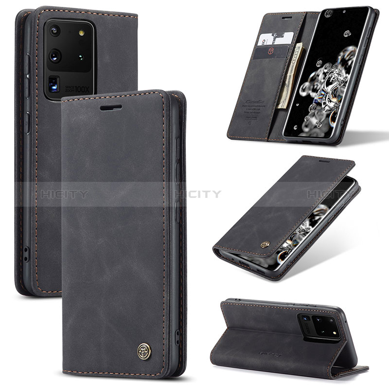 Custodia Portafoglio In Pelle Cover con Supporto C01S per Samsung Galaxy S20 Ultra 5G