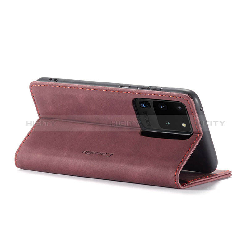 Custodia Portafoglio In Pelle Cover con Supporto C01S per Samsung Galaxy S20 Ultra 5G