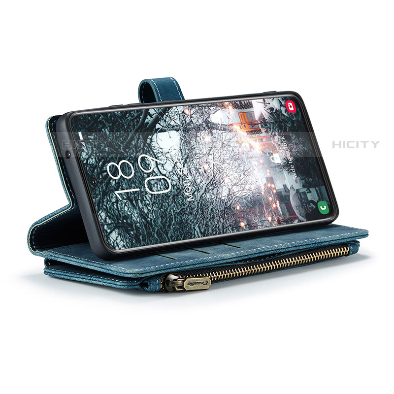 Custodia Portafoglio In Pelle Cover con Supporto C01S per Samsung Galaxy S21 Plus 5G