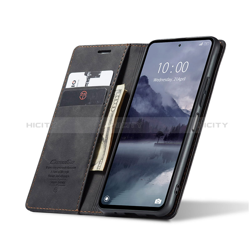 Custodia Portafoglio In Pelle Cover con Supporto C01S per Xiaomi Poco M6 Pro 5G