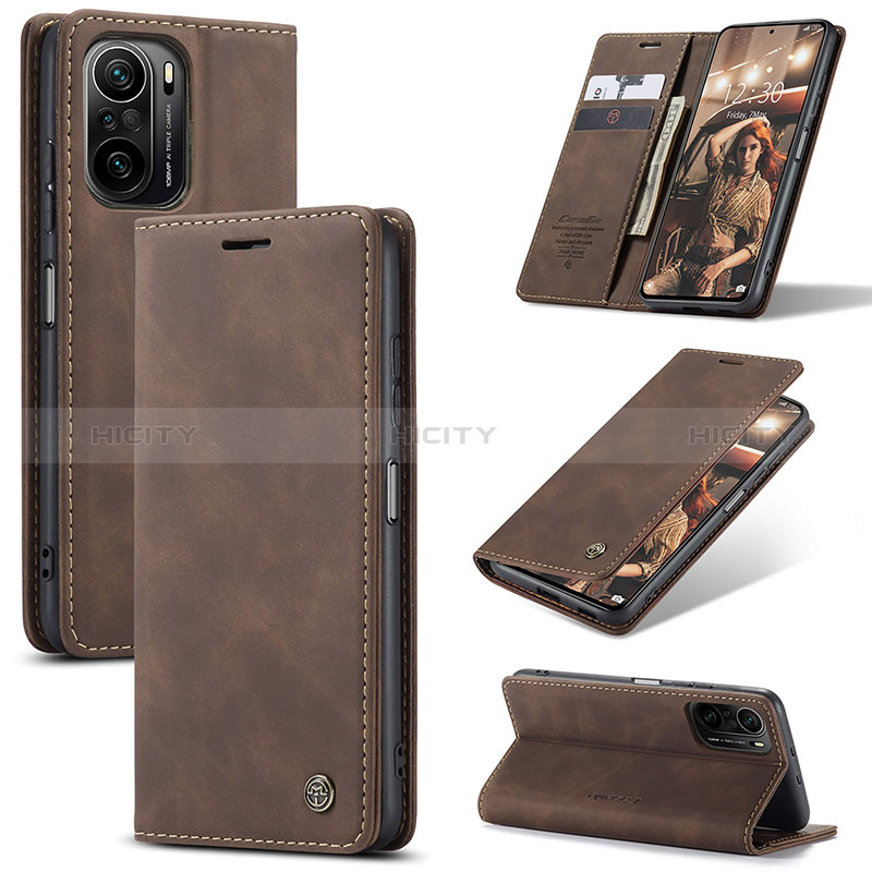 Custodia Portafoglio In Pelle Cover con Supporto C01S per Xiaomi Redmi K40 Pro 5G