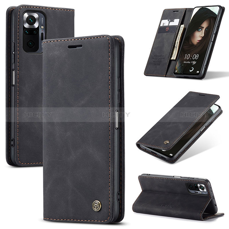 Custodia Portafoglio In Pelle Cover con Supporto C01S per Xiaomi Redmi Note 10 Pro 4G