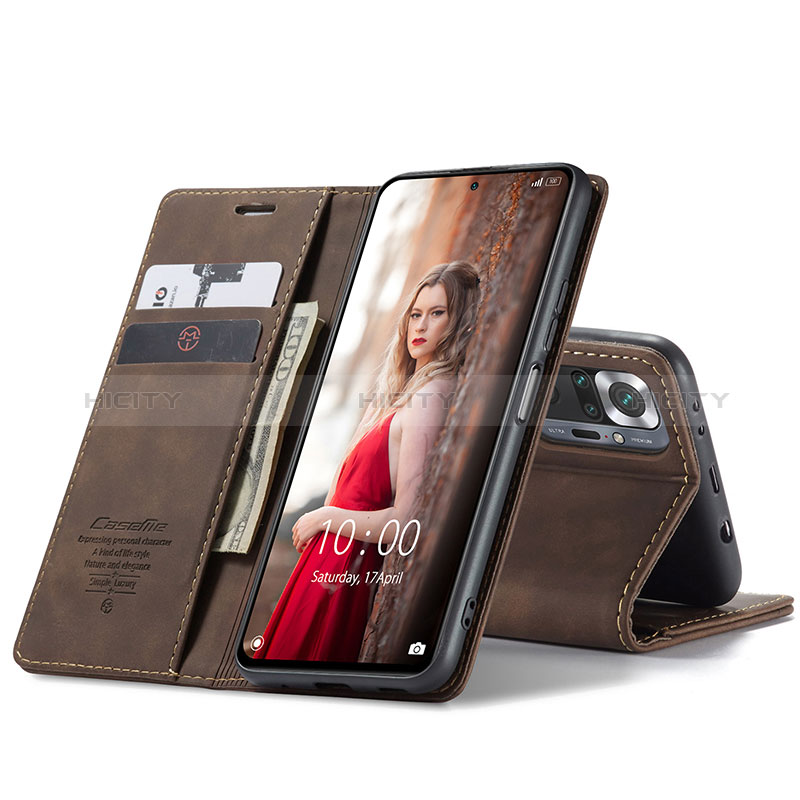 Custodia Portafoglio In Pelle Cover con Supporto C01S per Xiaomi Redmi Note 10 Pro Max