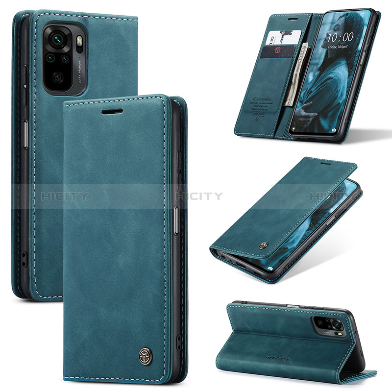 Custodia Portafoglio In Pelle Cover con Supporto C01S per Xiaomi Redmi Note 10S 4G