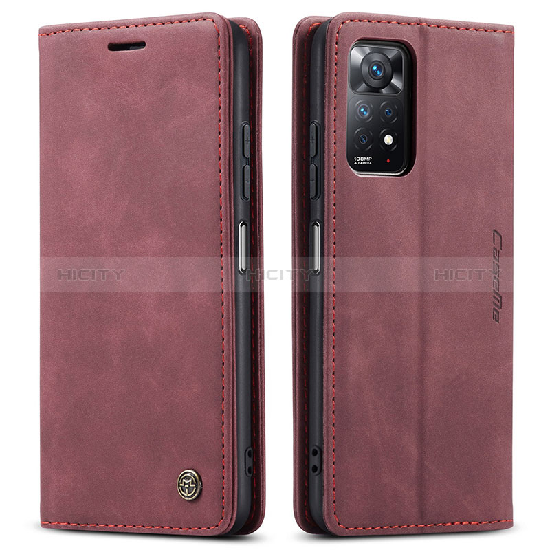 Custodia Portafoglio In Pelle Cover con Supporto C01S per Xiaomi Redmi Note 11 Pro 4G