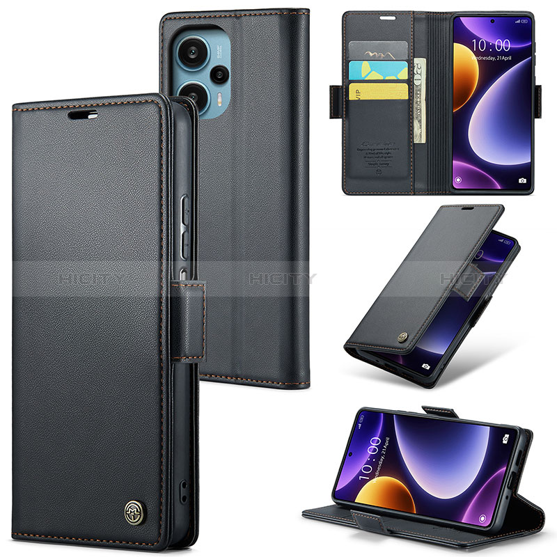 Custodia Portafoglio In Pelle Cover con Supporto C01S per Xiaomi Redmi Note 12 Turbo 5G