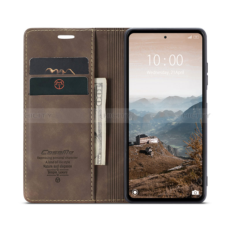 Custodia Portafoglio In Pelle Cover con Supporto C01S per Xiaomi Redmi Note 12R 5G