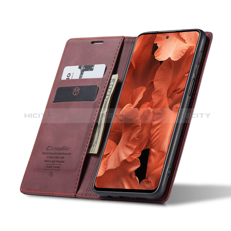 Custodia Portafoglio In Pelle Cover con Supporto C01S per Xiaomi Redmi Note 9 Pro Max