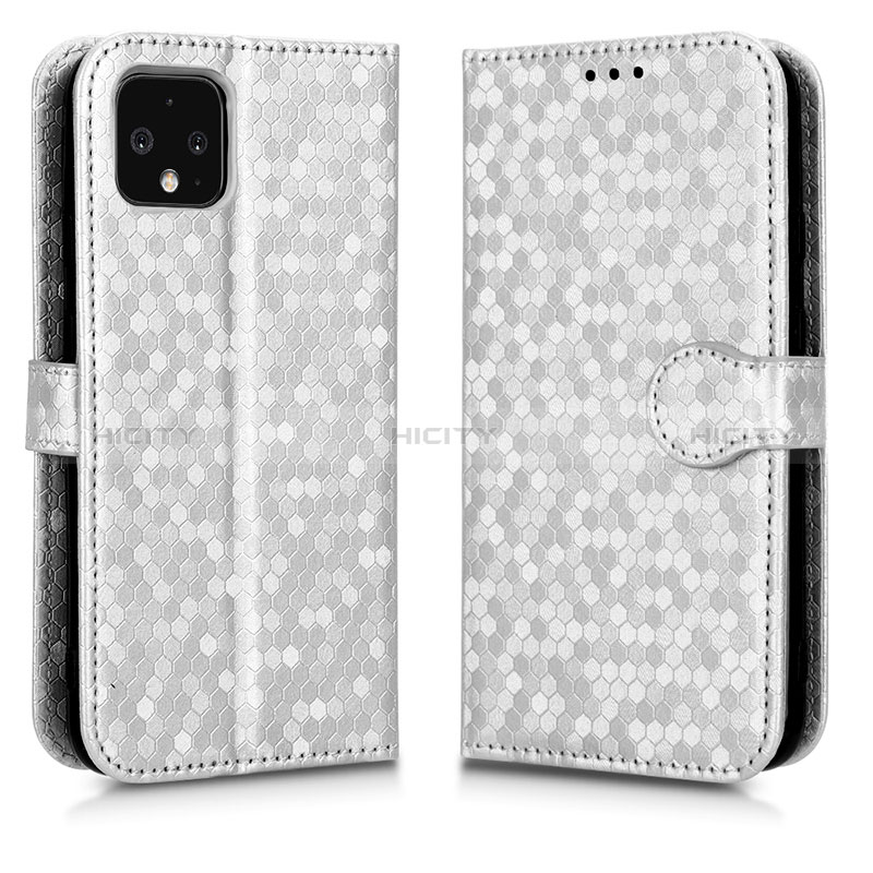 Custodia Portafoglio In Pelle Cover con Supporto C01X per Google Pixel 4