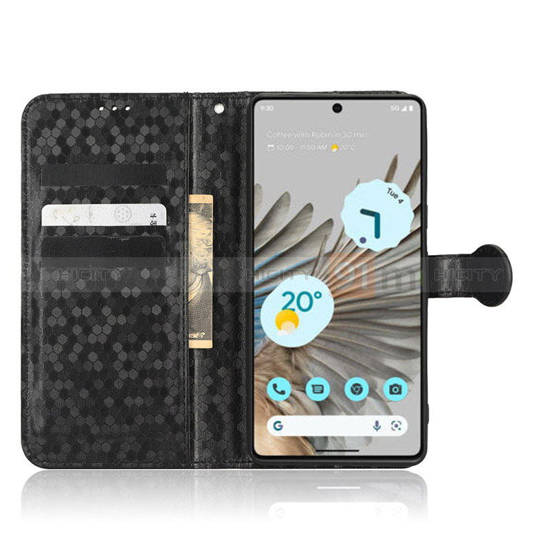 Custodia Portafoglio In Pelle Cover con Supporto C01X per Google Pixel 7 5G