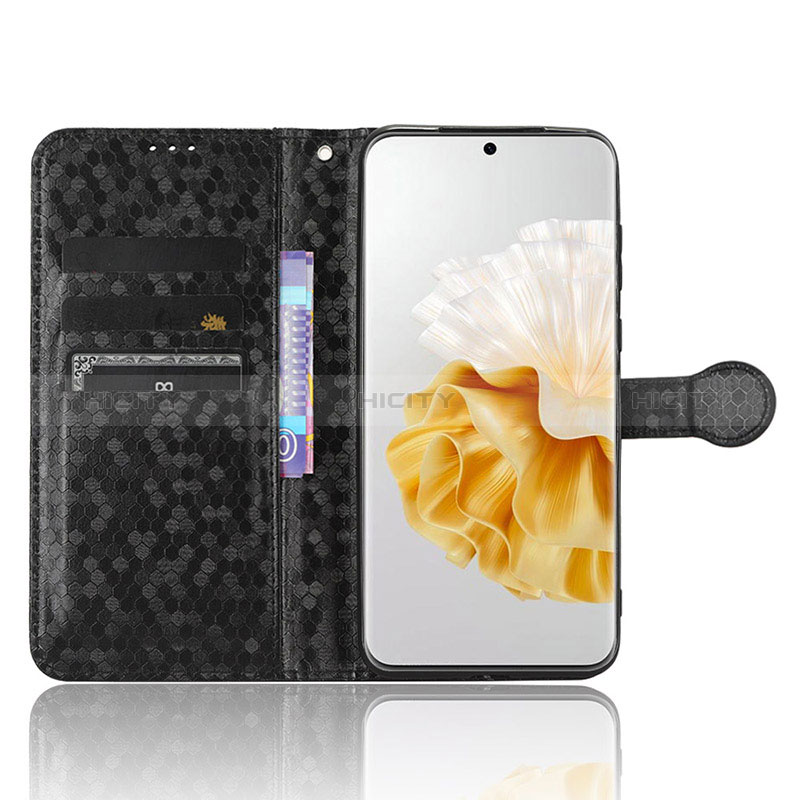 Custodia Portafoglio In Pelle Cover con Supporto C01X per Huawei P60 Pro