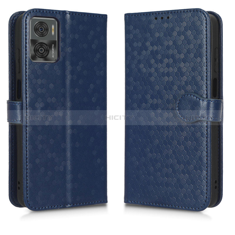 Custodia Portafoglio In Pelle Cover con Supporto C01X per Motorola Moto E22