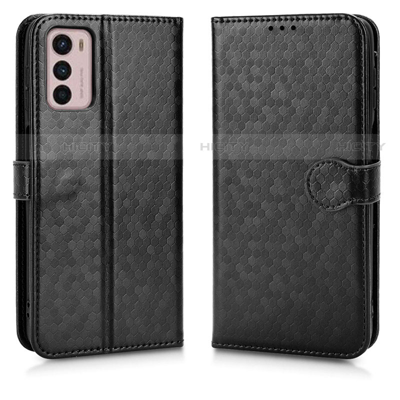 Custodia Portafoglio In Pelle Cover con Supporto C01X per Motorola Moto G42 Nero