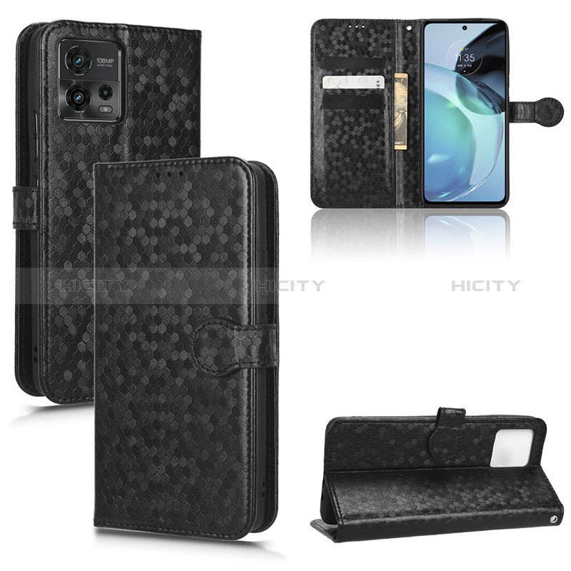 Custodia Portafoglio In Pelle Cover con Supporto C01X per Motorola Moto G72