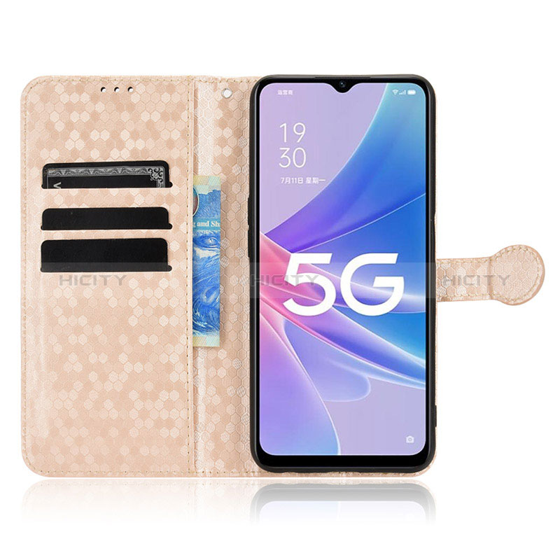 Custodia Portafoglio In Pelle Cover con Supporto C01X per Oppo A1 5G