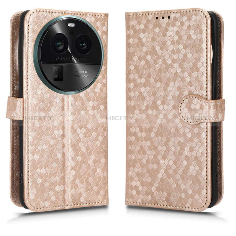 Custodia Portafoglio In Pelle Cover con Supporto C01X per Oppo Find X6 5G