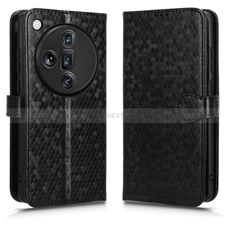 Custodia Portafoglio In Pelle Cover con Supporto C01X per Oppo Find X7 Ultra 5G