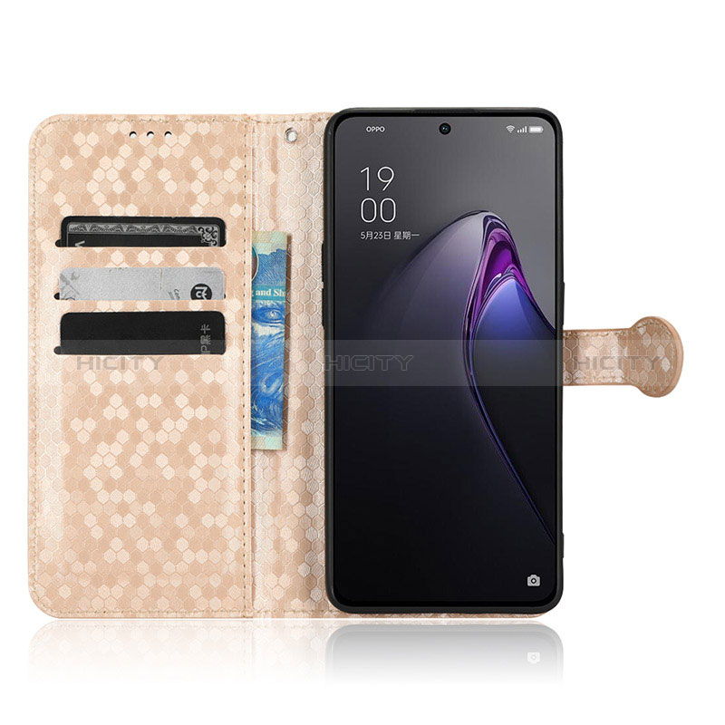 Custodia Portafoglio In Pelle Cover con Supporto C01X per Oppo Reno9 Pro+ Plus 5G