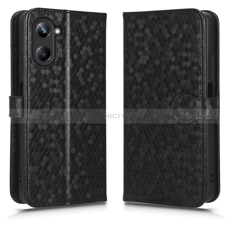 Custodia Portafoglio In Pelle Cover con Supporto C01X per Realme 10 4G Nero