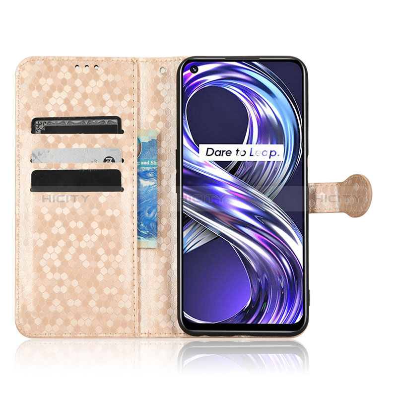 Custodia Portafoglio In Pelle Cover con Supporto C01X per Realme 8i