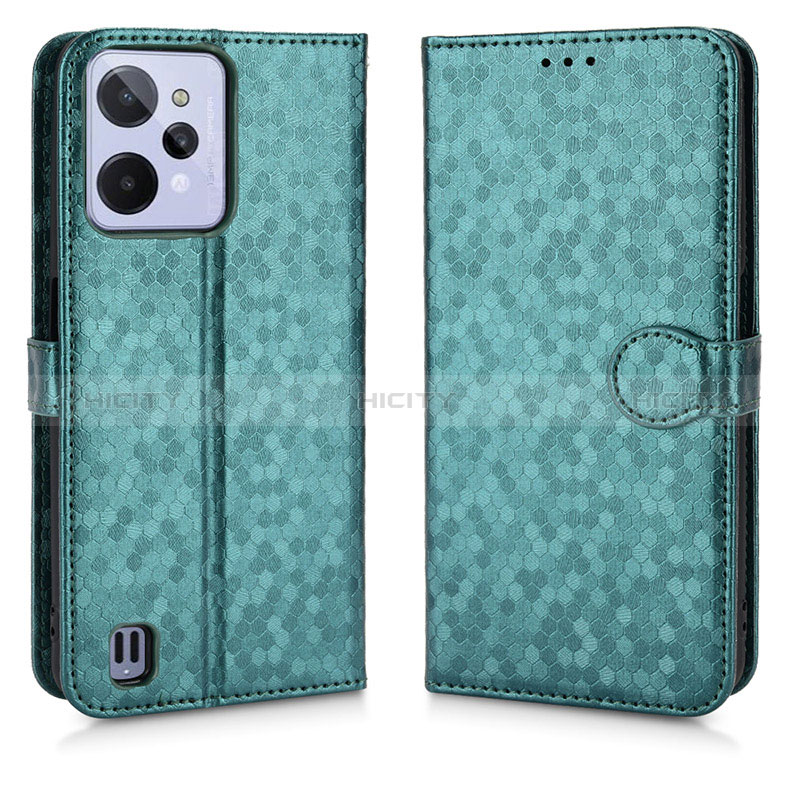 Custodia Portafoglio In Pelle Cover con Supporto C01X per Realme C31