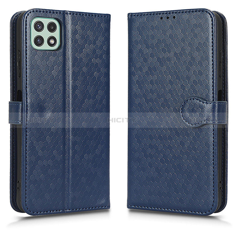 Custodia Portafoglio In Pelle Cover con Supporto C01X per Samsung Galaxy A22s 5G