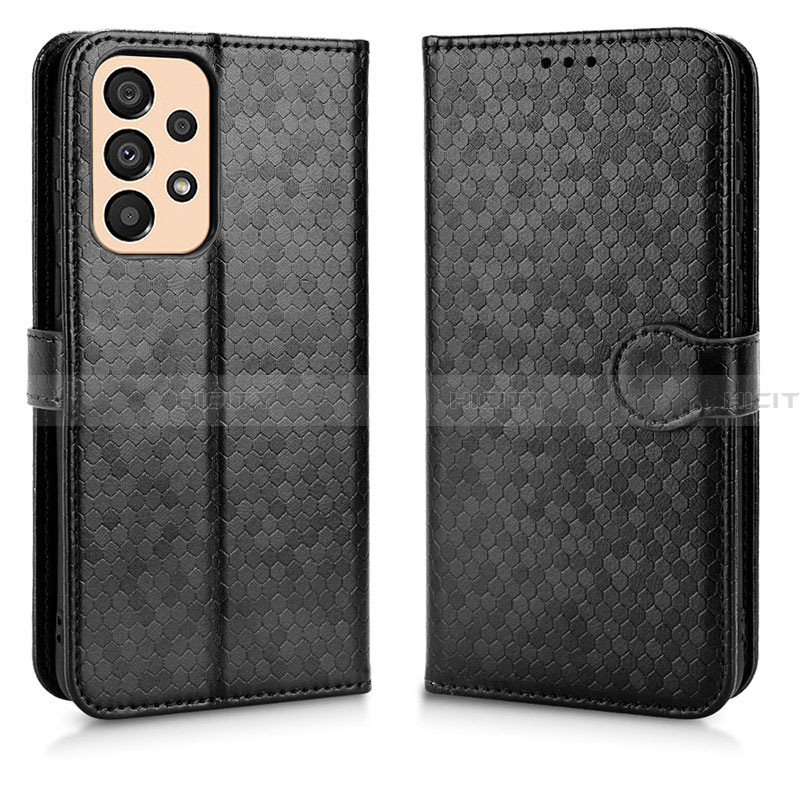 Custodia Portafoglio In Pelle Cover con Supporto C01X per Samsung Galaxy A33 5G Nero