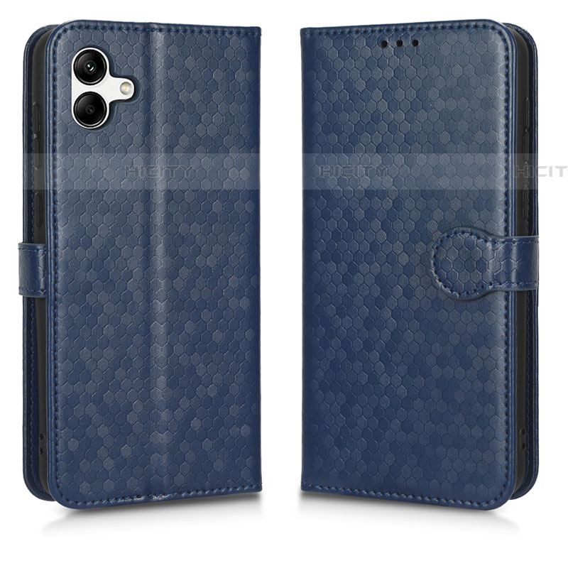 Custodia Portafoglio In Pelle Cover con Supporto C01X per Samsung Galaxy F14 5G Blu