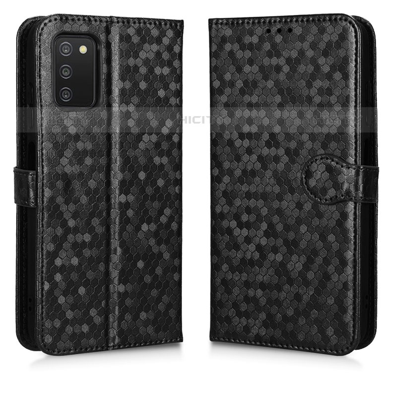 Custodia Portafoglio In Pelle Cover con Supporto C01X per Samsung Galaxy M02s