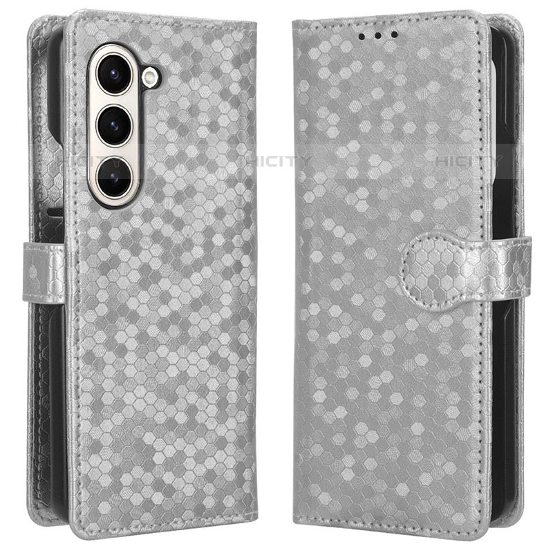 Custodia Portafoglio In Pelle Cover con Supporto C01X per Samsung Galaxy Z Fold5 5G