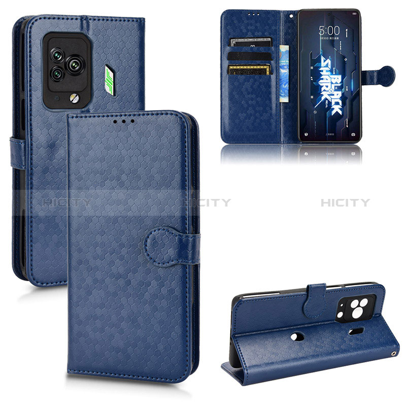 Custodia Portafoglio In Pelle Cover con Supporto C01X per Xiaomi Black Shark 5 Pro 5G