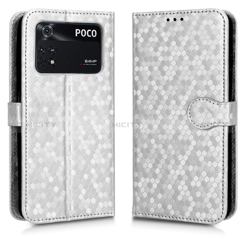 Custodia Portafoglio In Pelle Cover con Supporto C01X per Xiaomi Poco M4 Pro 4G