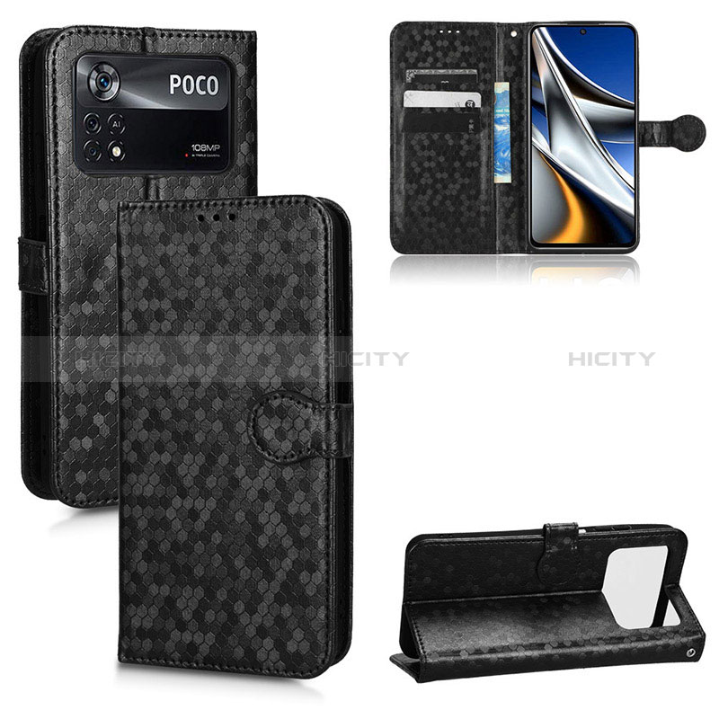Custodia Portafoglio In Pelle Cover con Supporto C01X per Xiaomi Poco X4 Pro 5G