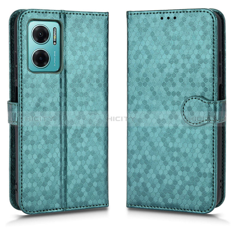 Custodia Portafoglio In Pelle Cover con Supporto C01X per Xiaomi Redmi 10 Prime Plus 5G Verde