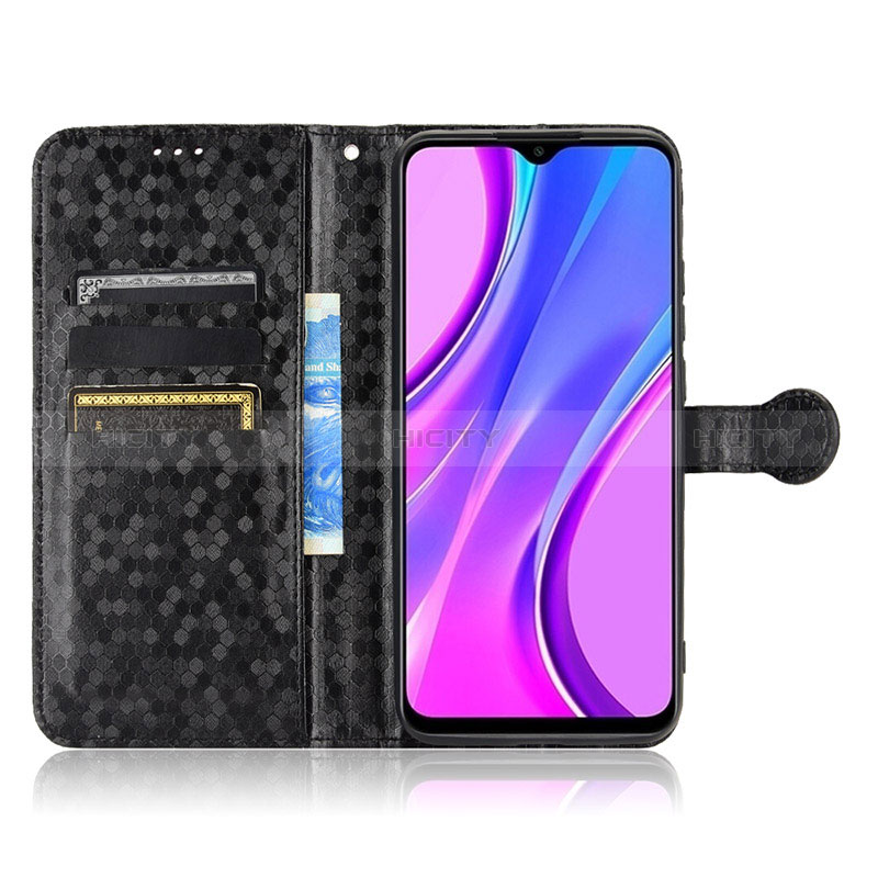 Custodia Portafoglio In Pelle Cover con Supporto C01X per Xiaomi Redmi 9 Activ