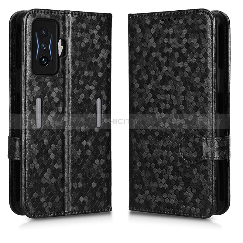 Custodia Portafoglio In Pelle Cover con Supporto C01X per Xiaomi Redmi K50 Gaming 5G Nero