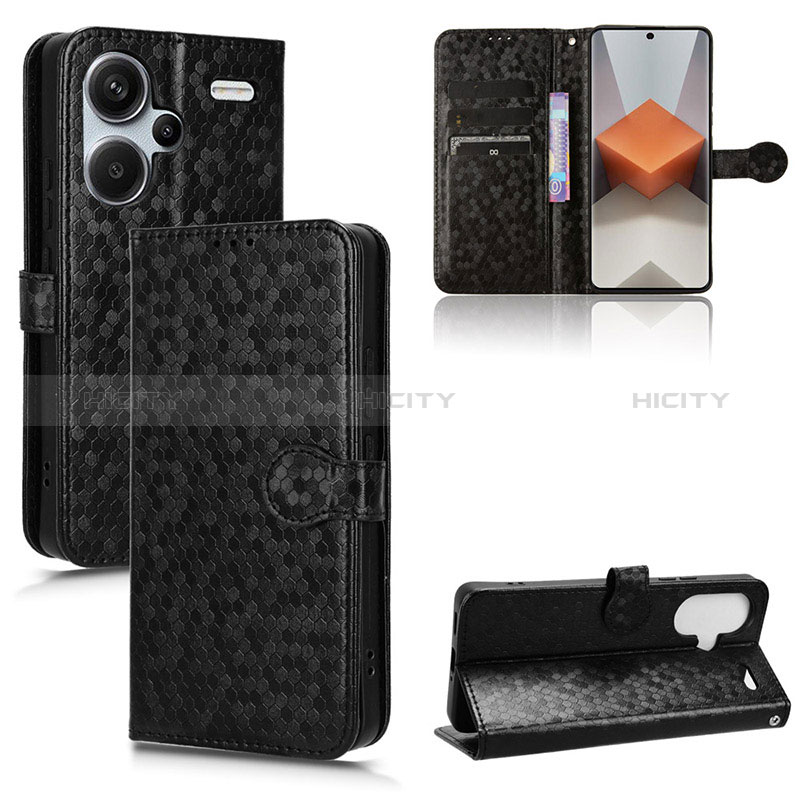 Custodia Portafoglio In Pelle Cover con Supporto C01X per Xiaomi Redmi Note 13 Pro+ Plus 5G