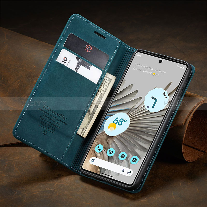 Custodia Portafoglio In Pelle Cover con Supporto C02S per Google Pixel 7 Pro 5G