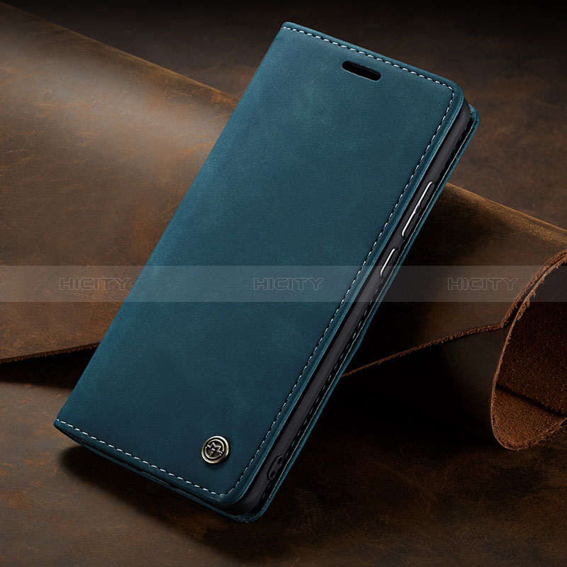 Custodia Portafoglio In Pelle Cover con Supporto C02S per Huawei P40 Blu