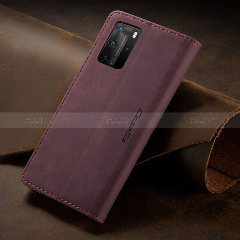 Custodia Portafoglio In Pelle Cover con Supporto C02S per Huawei P40 Pro