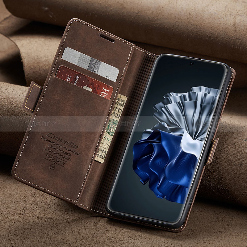 Custodia Portafoglio In Pelle Cover con Supporto C02S per Huawei P60