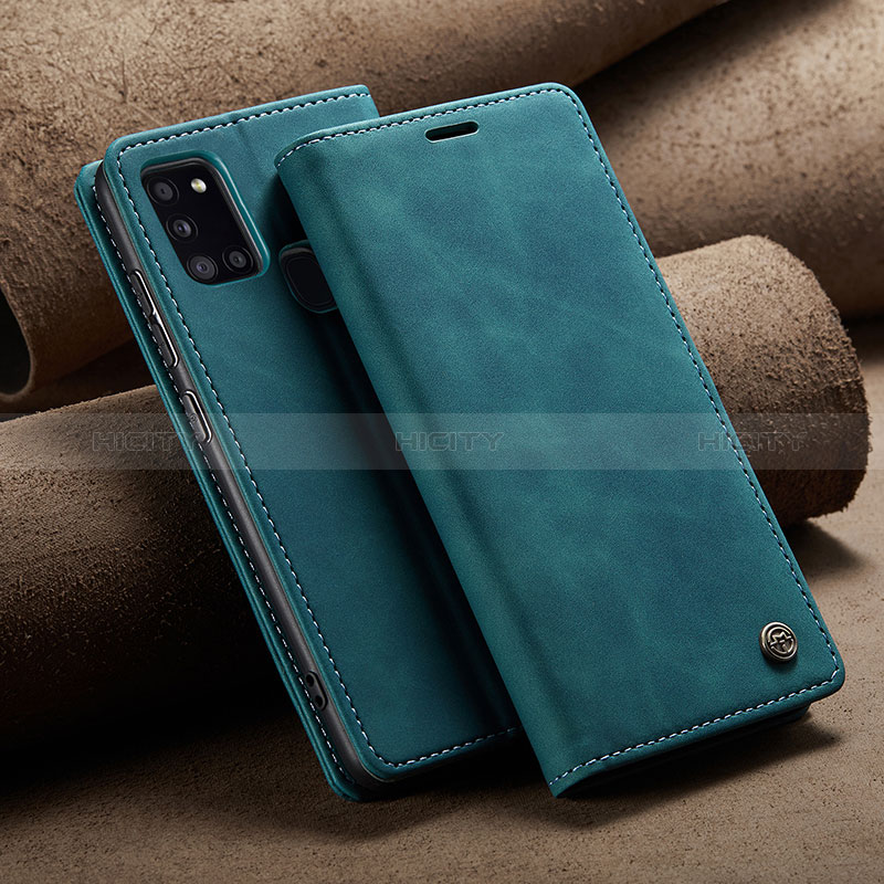 Custodia Portafoglio In Pelle Cover con Supporto C02S per Samsung Galaxy A21s