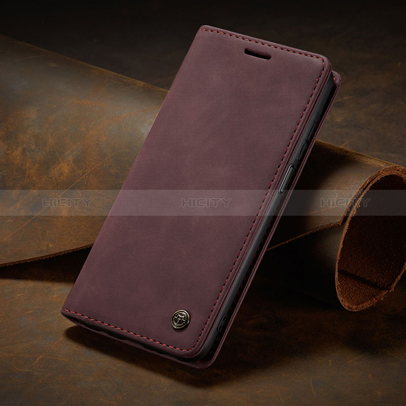 Custodia Portafoglio In Pelle Cover con Supporto C02S per Xiaomi Mi 10i 5G Rosso Rosa