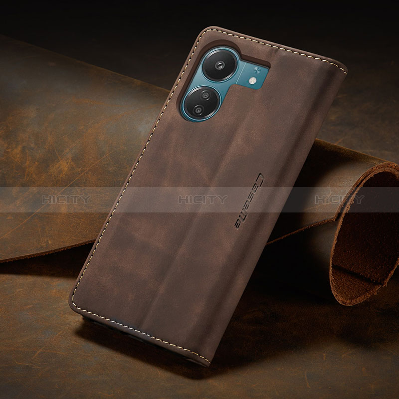 Custodia Portafoglio In Pelle Cover con Supporto C02S per Xiaomi Poco C65