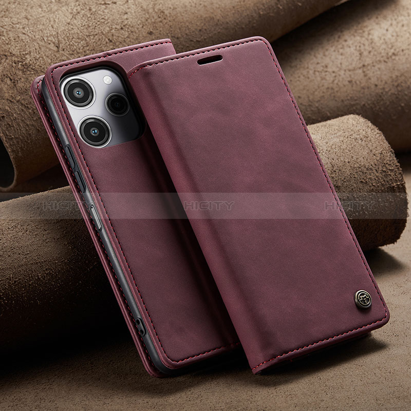 Custodia Portafoglio In Pelle Cover con Supporto C02S per Xiaomi Poco M6 Pro 5G