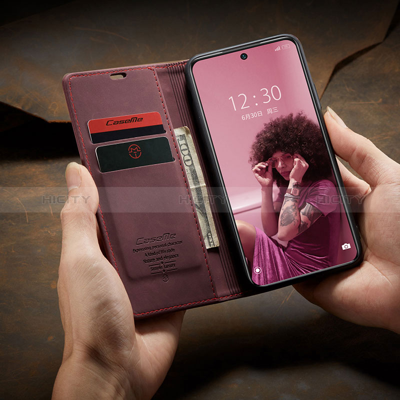 Custodia Portafoglio In Pelle Cover con Supporto C02S per Xiaomi Redmi Note 10 Pro 5G