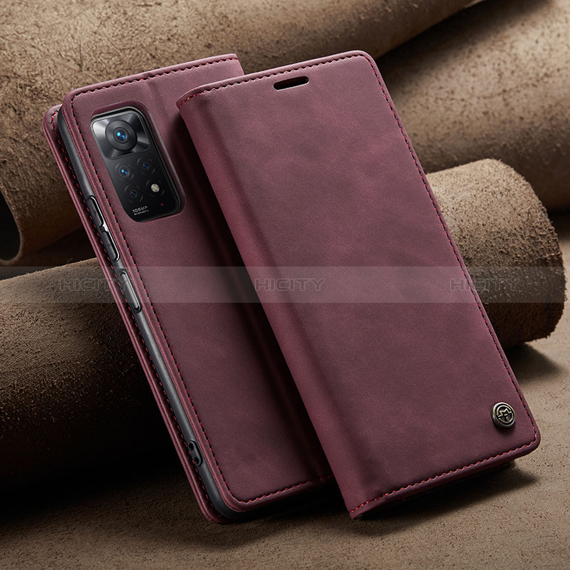 Custodia Portafoglio In Pelle Cover con Supporto C02S per Xiaomi Redmi Note 11 Pro 4G