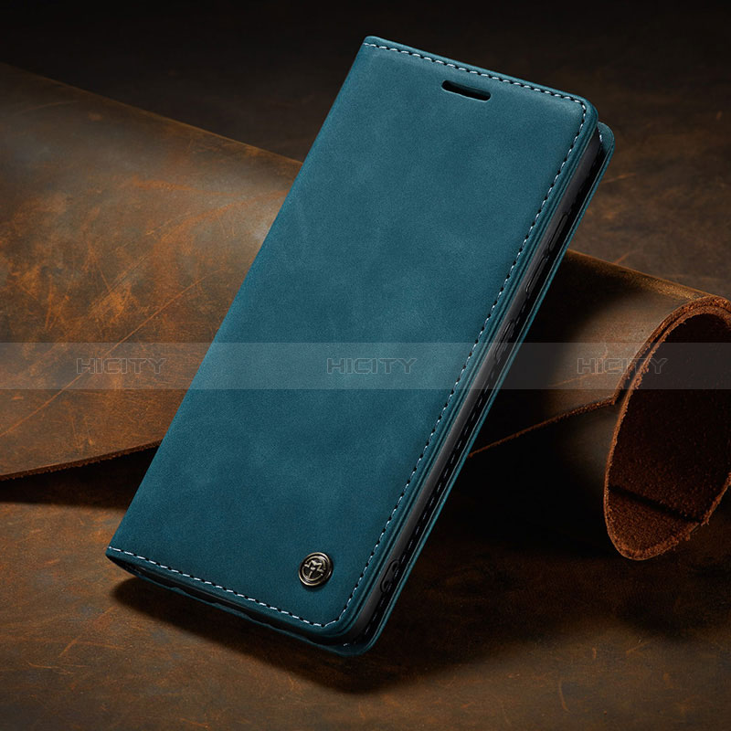 Custodia Portafoglio In Pelle Cover con Supporto C02S per Xiaomi Redmi Note 13 Pro 5G Blu